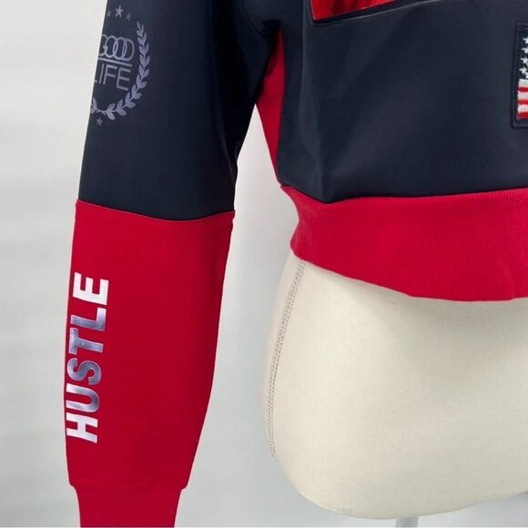 NWT Good Life Sweatshirts Hoodie Crop Cotton Size S - Picture 8 of 9